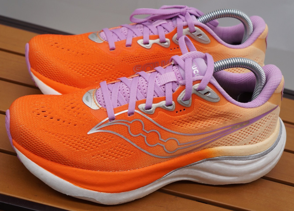 Saucony Ride 19 Women's Running Shoes Size 8 Fire Orchid Orange New S11055-126